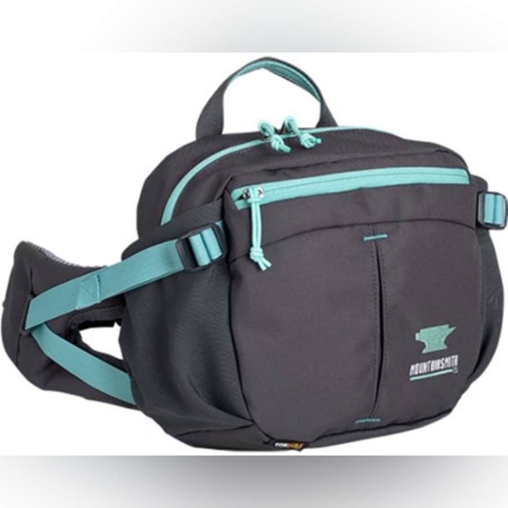 Mountainsmith Drift Waistpack in gray and aqua